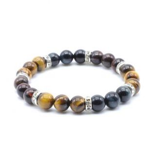 Pulsera 8mm Proteccion, 3-mix  3 Ojos